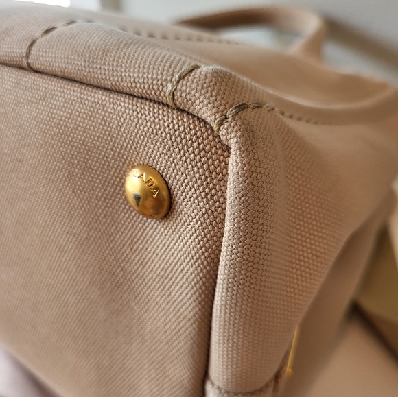 PRADA canvas small Canapa logo tote corda - Picture 11 of 16